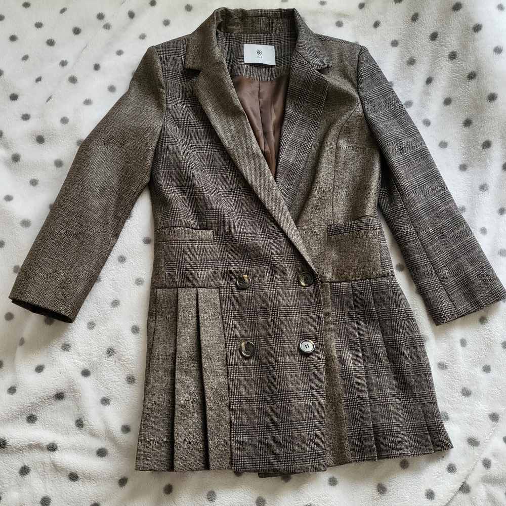 Blazer Dress Pleated